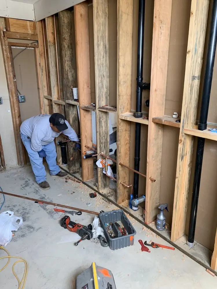 Commercial rough-in plumbing for Gas Line Repair in Lake Fairview